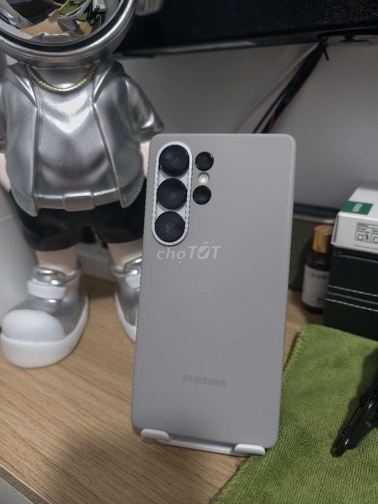 Чехол для Samsung S25 Ultra, серый, новый