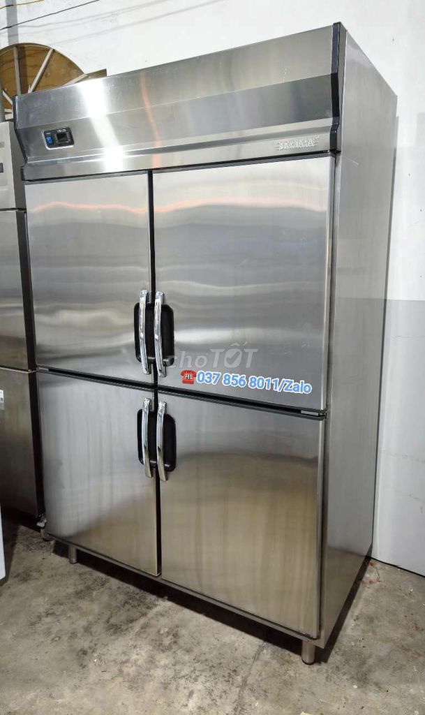 Холодильный шкаф Berjaya 1100L 4 двери из нержавеющей стали