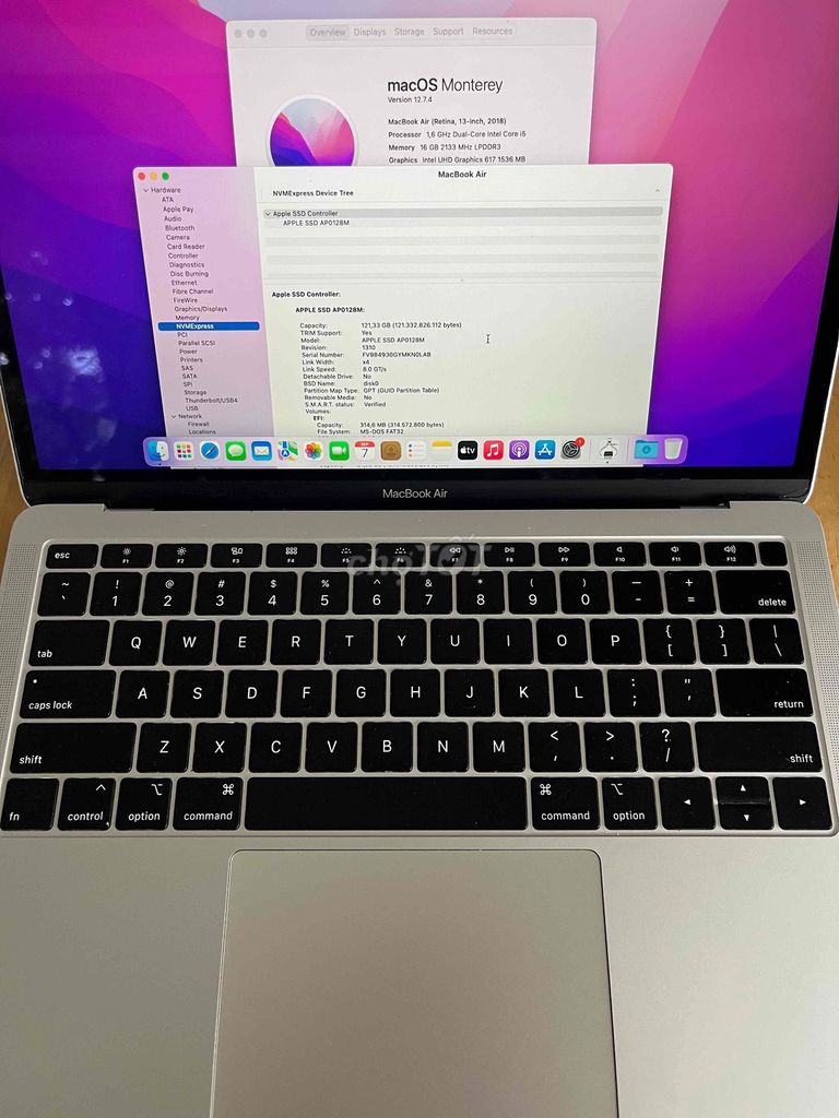 Apple MacBook Air 2018 i5 13 inch 16GB/128GB Серый