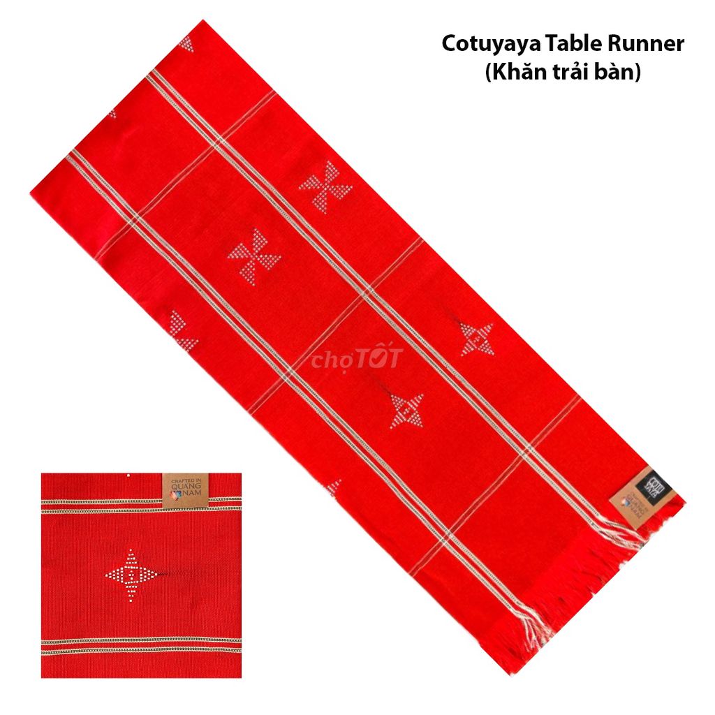 Скатерть Cotuyaya из красной ткани тхокам