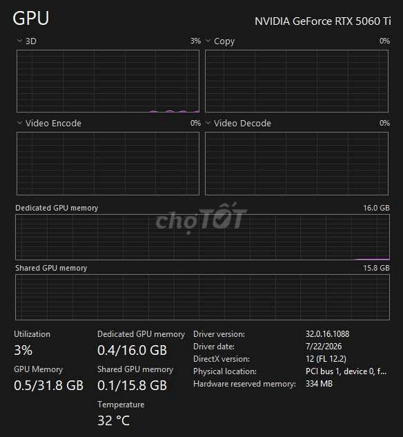 Фото 3: Игровой ПК Ryzen 7500F, RTX 5060 Ti 16GB, 32 ГБ ОЗУ
