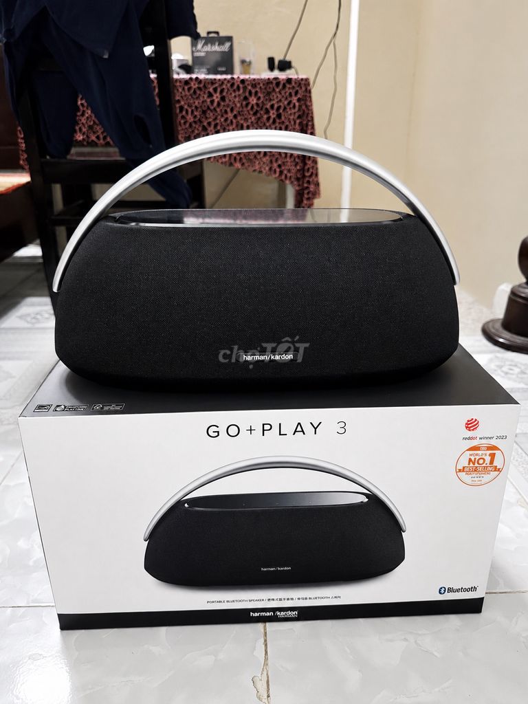 Колонка Bluetooth Harman Kardon Go + Play 3 черная, новая