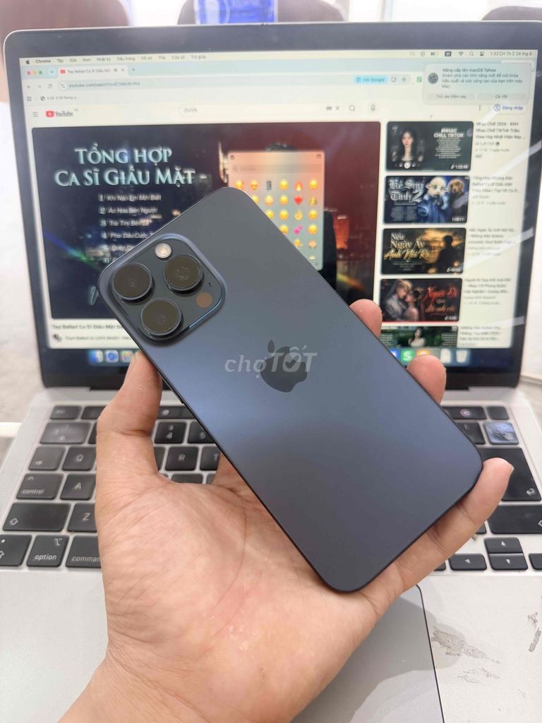 Apple iPhone 15 Pro Max 256GB Xám 99%