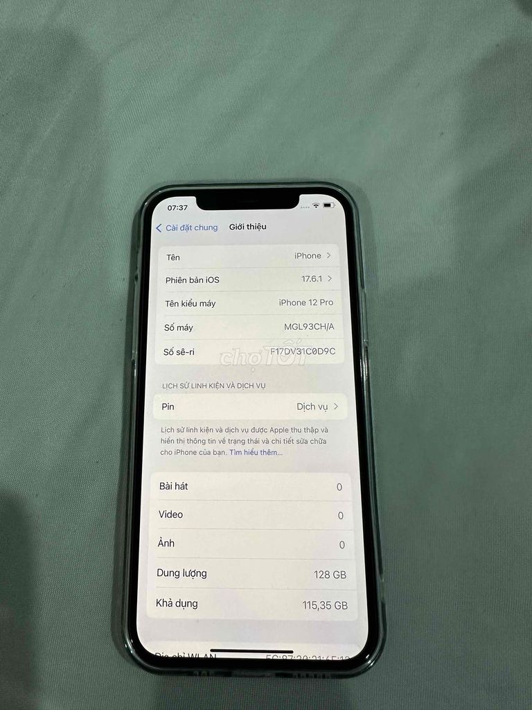 Apple iPhone 12 Pro 128GB Đen - Pin 71%