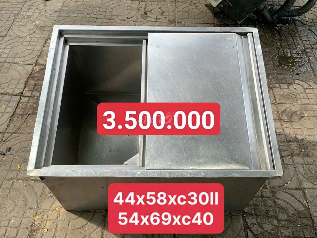 Ледяной ящик из нержавеющей стали 44x58x30/54x69x40