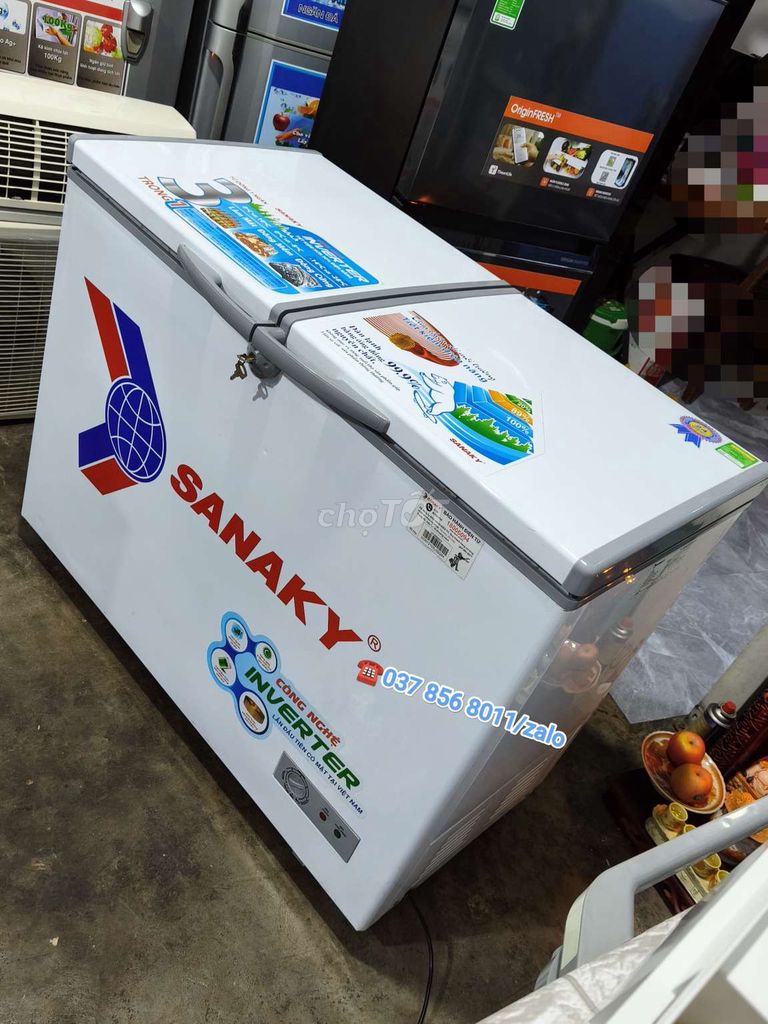 Фото 2: Морозильный ларь Sanaky Inverter 280L Белый