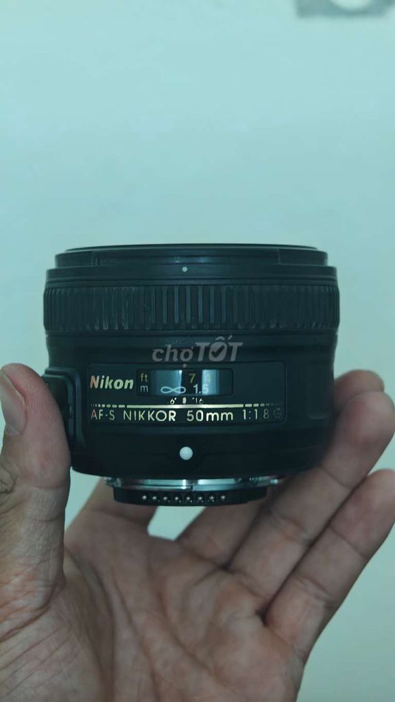Объектив Nikon AF-S Nikkor 50mm f/1.8G черный