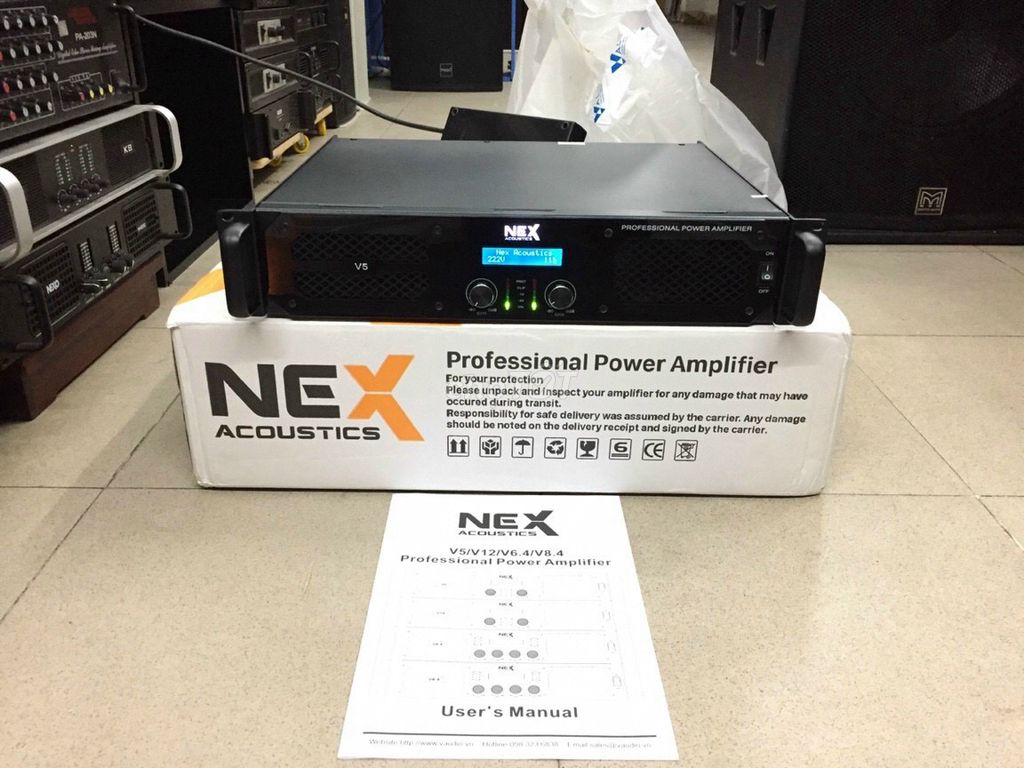 МОЩНЫЙ УСИЛИТЕЛЬ NEX acoustics V5, ОРИГИНАЛЬНЫЙ, КЛАССНЫЙ