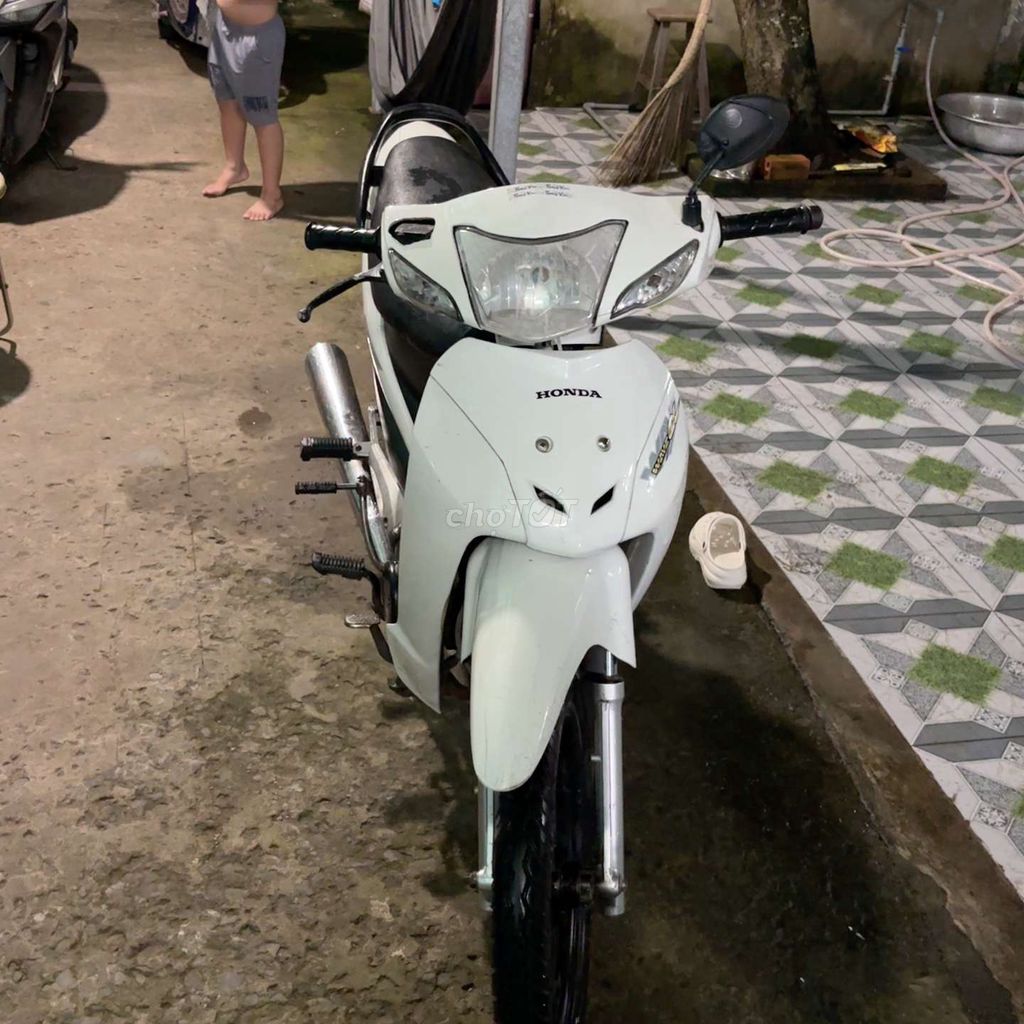 Honda Wave Белый Китайский Подержанный мотоцикл