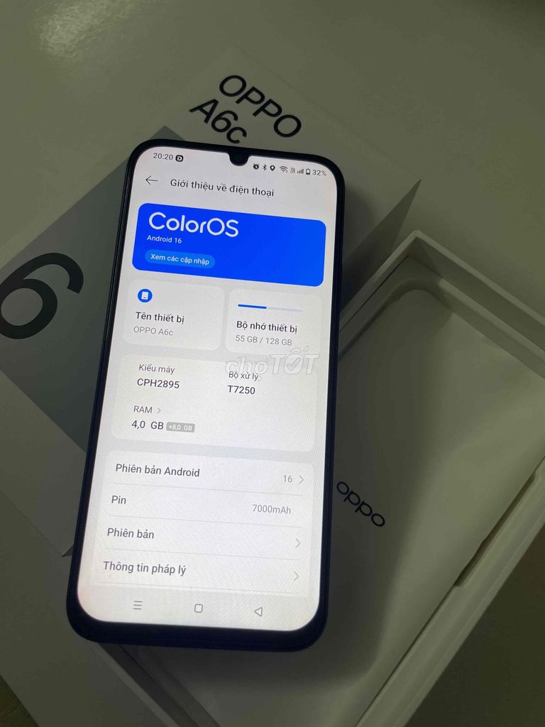 Фото 3: OPPO A6c 128GB 4GB 7000mAh 99% новый