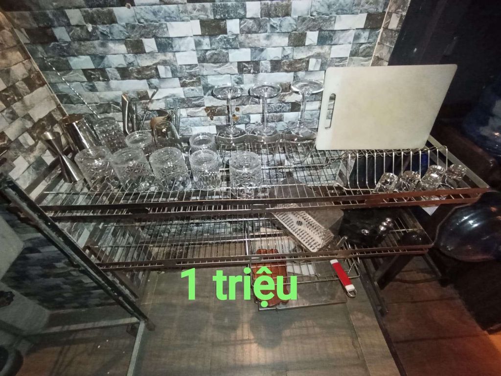 Kệ chén Inox Bạc Hiện đại