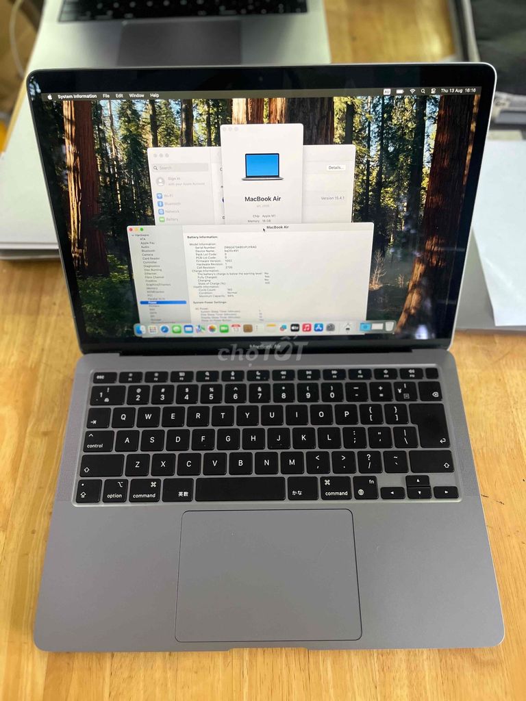 MacBook Air M1 Ram 16GB Ssd 512GB