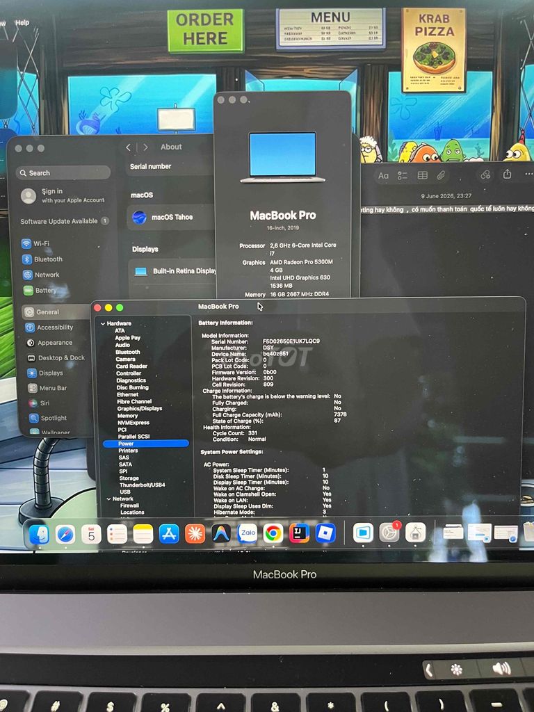 Фото 3: MacBook Pro 2019 16 inch Ram 16gb Ssd 512gb