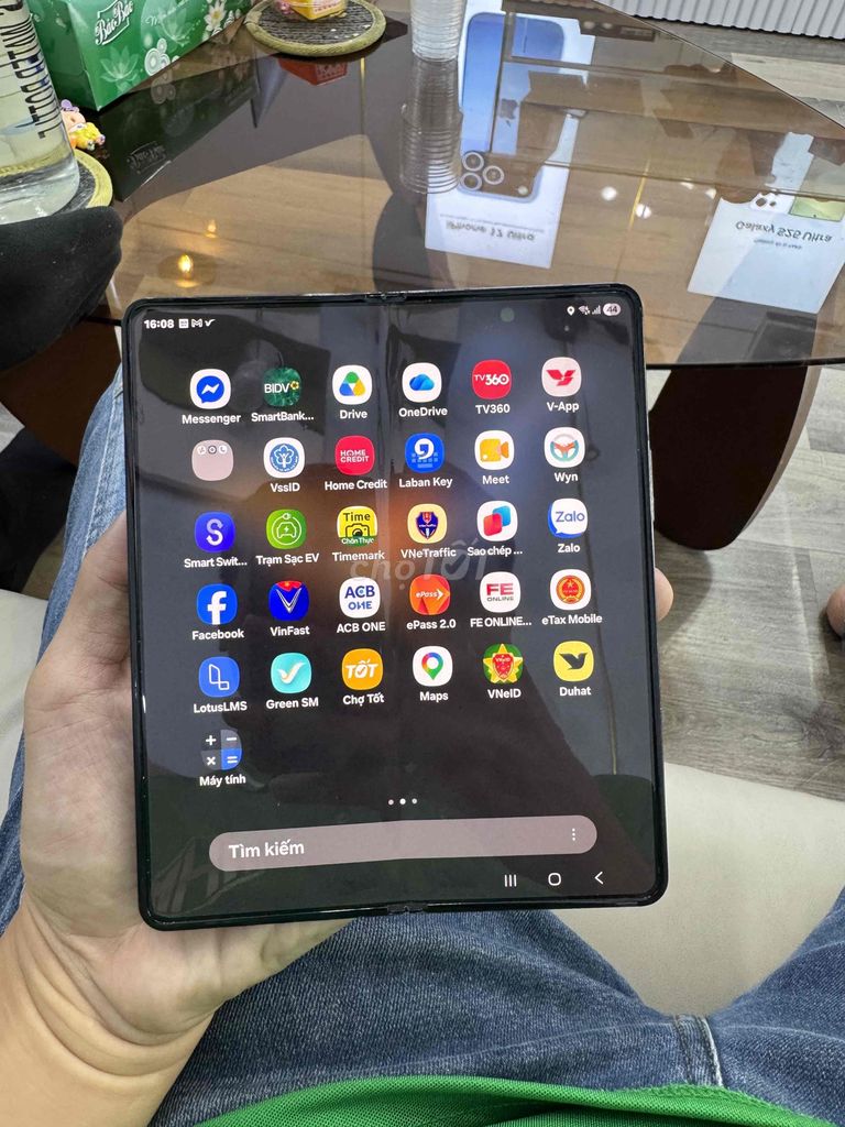 Samsung Fold 4 2 sim Đen