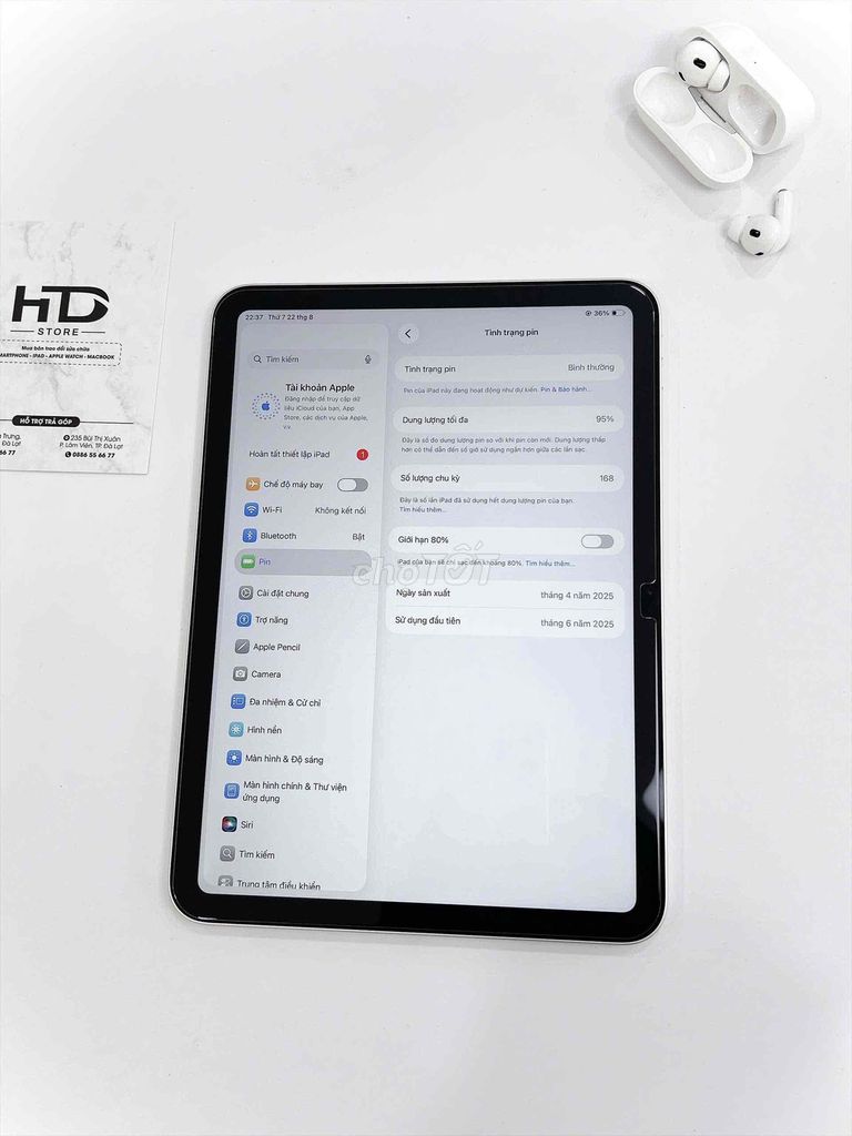 Фото 3: Apple iPad A16 (Gen 11) 128GB Bạc