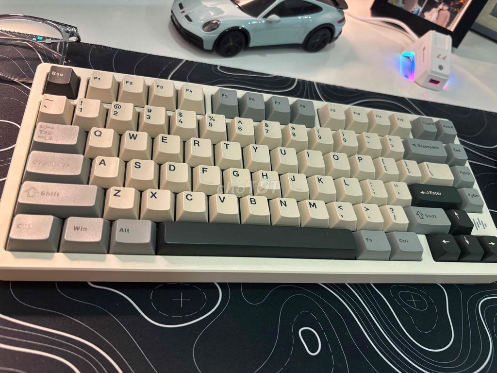 Механическая клавиатура Wave 75pro Белый Алюминий 3 режима