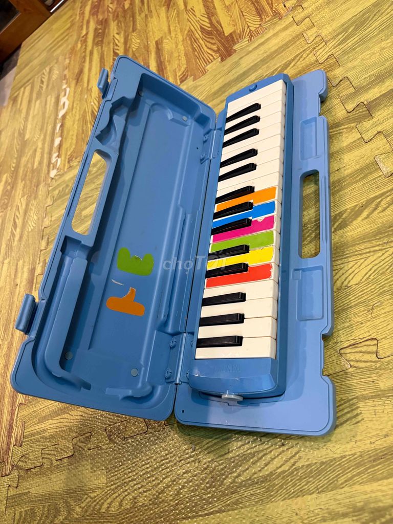Фото 2: Клавишная гармоника Yamaha P-32D синяя, белая, черная