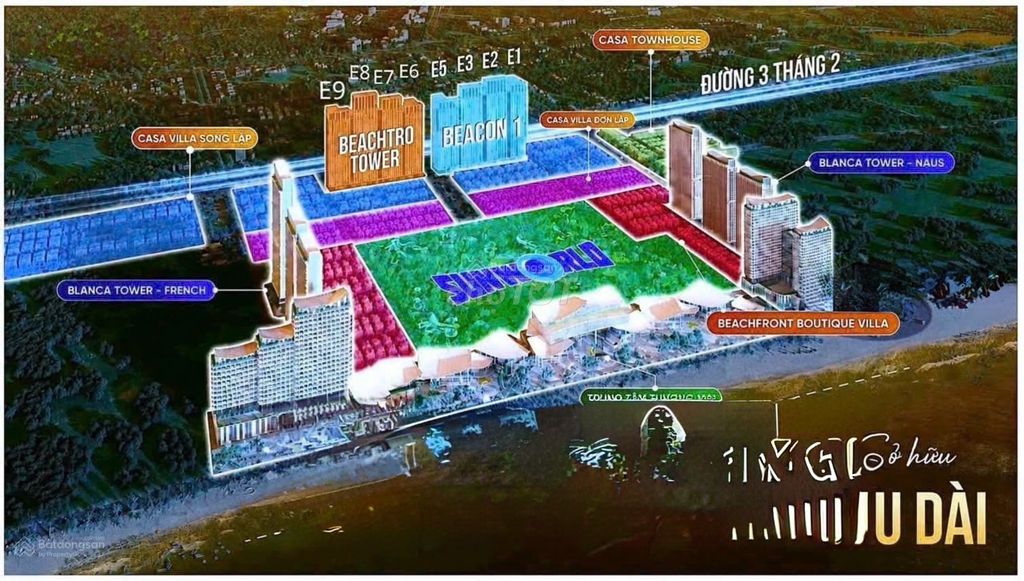 Фото 3: Продажа квартиры в Beachtro Tower Blanca City, 59.7м2, 2 спальни, 2.9 млрд