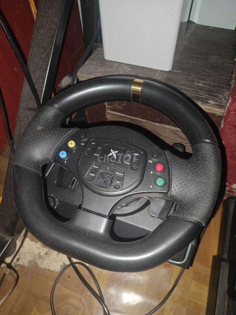 Игровой руль R808 Черный