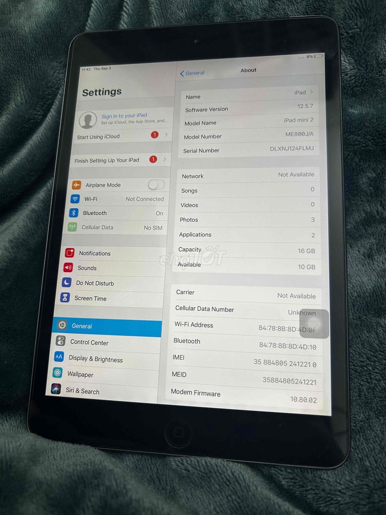 Фото 2: Apple iPad Mini 2 16GB Серый 4G