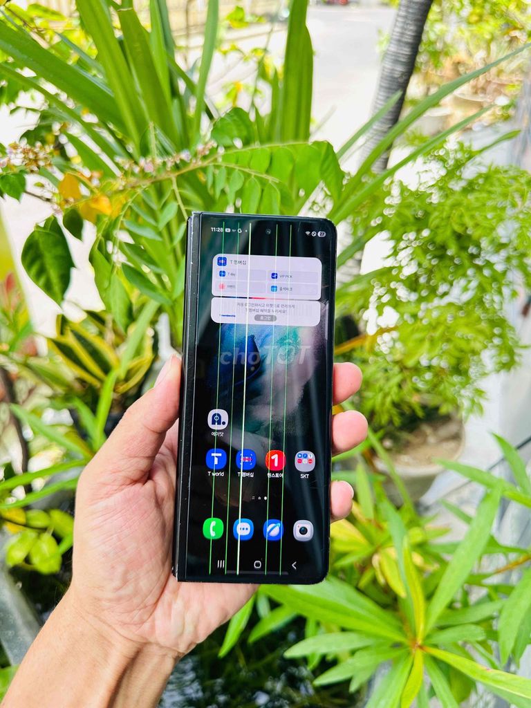 Samsung Z Fold 3 Đen Màn hình sọc