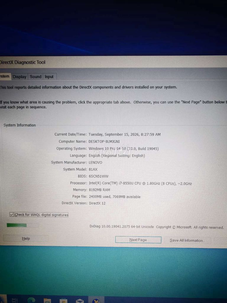 Фото 3: Lenovo V330-15 i7 8550U 15.6 дюймов 8GB/128GB серый