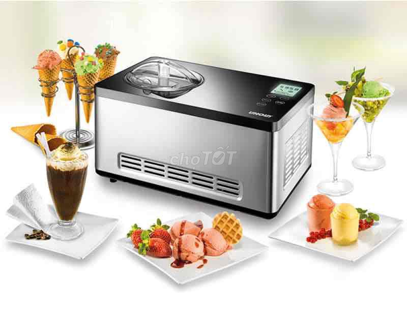 Мороженица UNOLD 48845 Gusto 2 литра, серебристый, чёрный