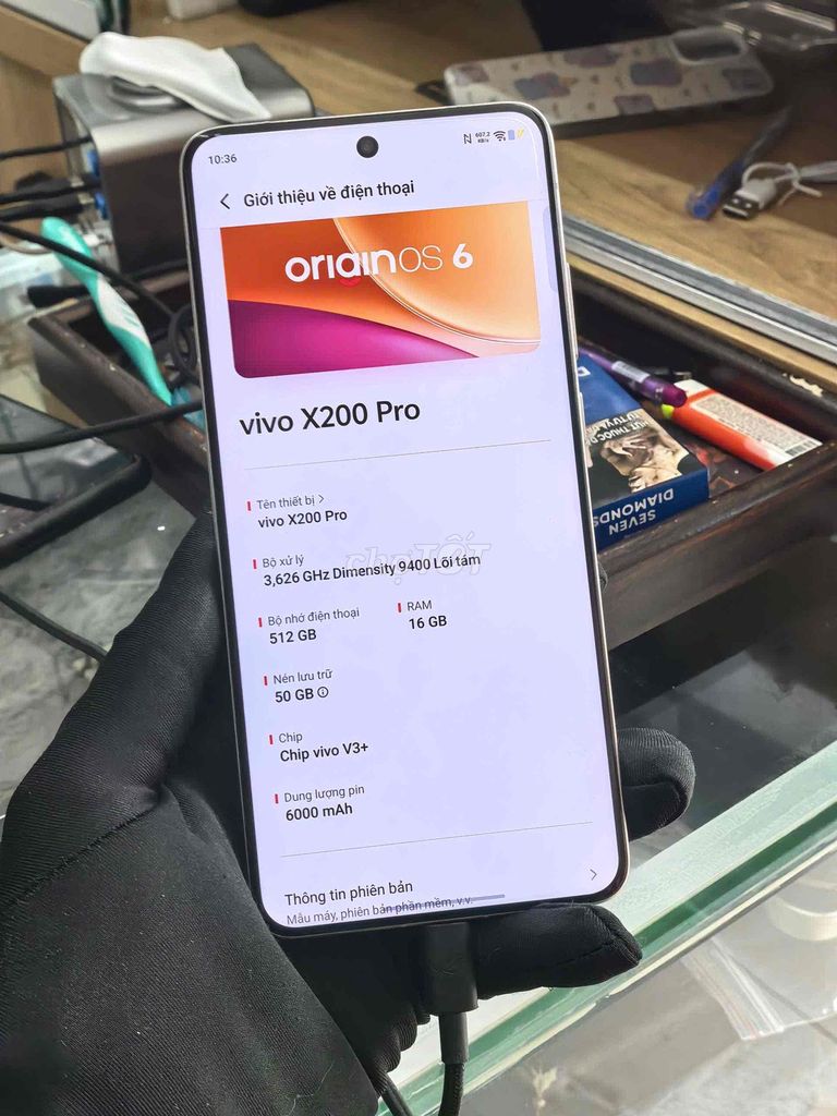 Фото 2: Vivo X200 Pro 16GB/512GB Bạc 98%