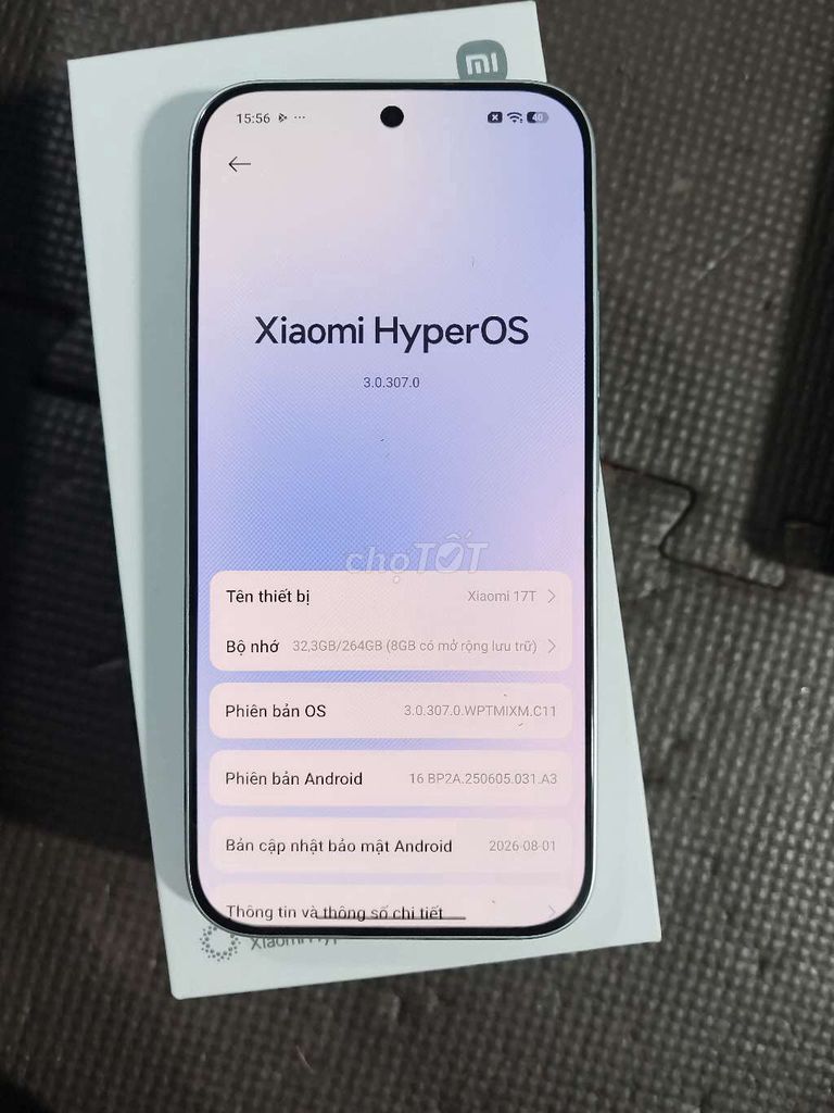 Фото 2: Xiaomi 17T 256GB TGDD сверхдлинная гарантия полный комплект