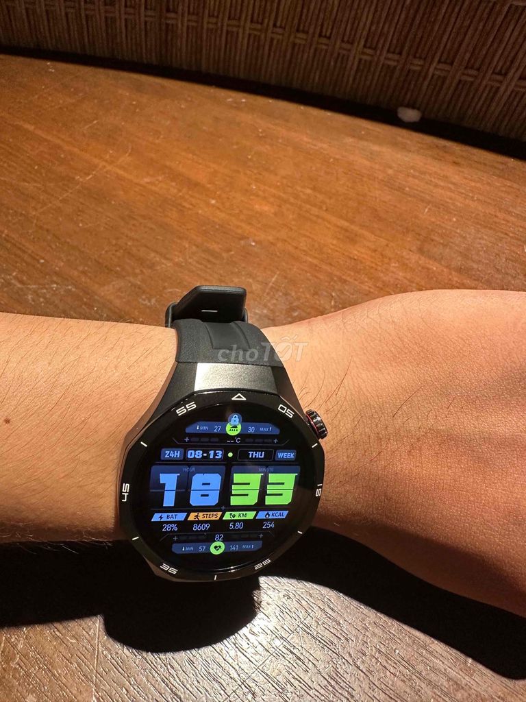 Фото 2: Huawei Watch GT5 Pro Черный Силиконовый Ремешок 46mm