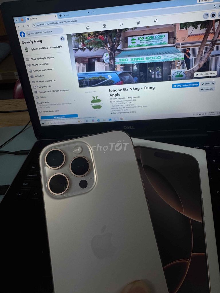 Apple iPhone 16 Pro Max 256GB Vàng Việt Nam