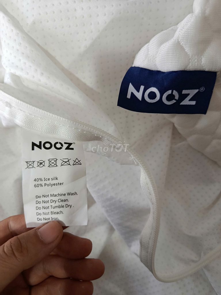Фото 2: Топпер из пены NOOZ Memory Foam Белый 1м4х2м