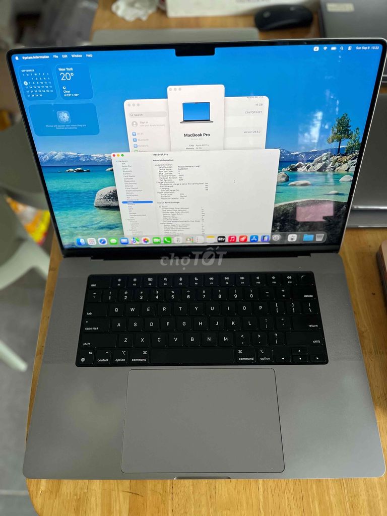 MacBook Pro M1 Pro 16 inch 16GB/512GB