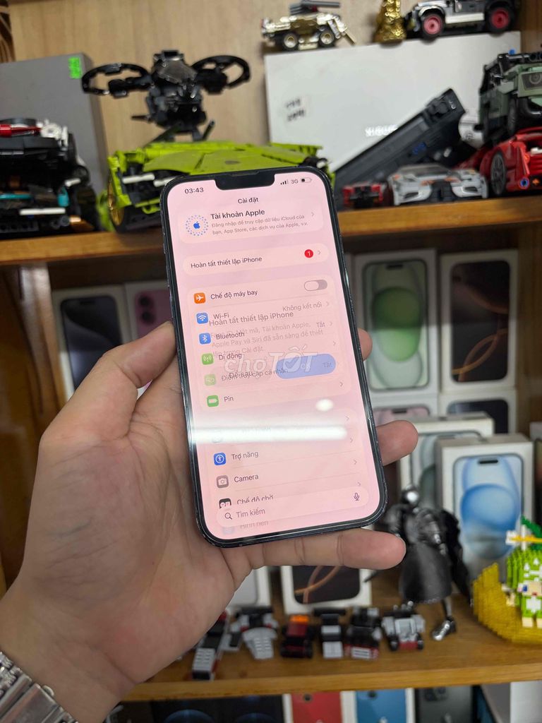 Фото 3: Apple iPhone 13 Pro Max 128GB синий 98%