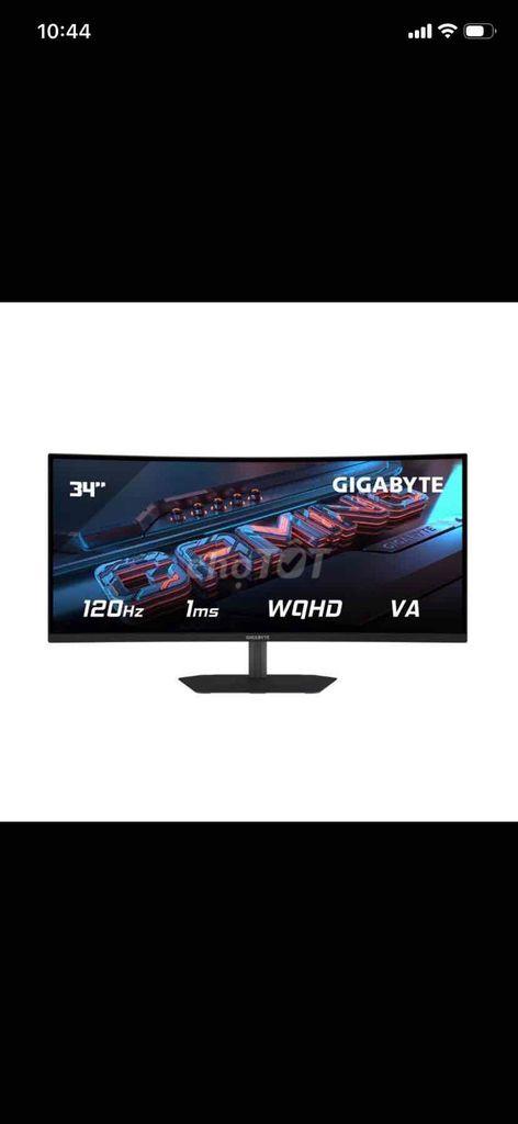 Фото 3: Игровой монитор Gigabyte GS34WQCA 34 дюйма 120Гц