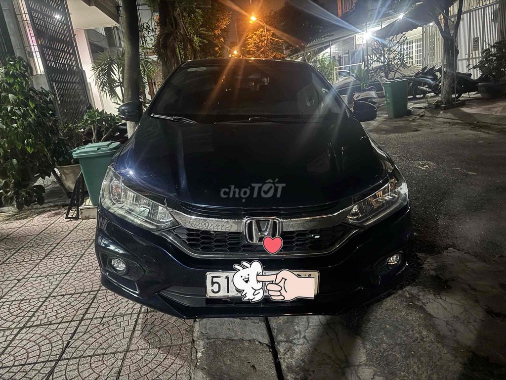Honda City 2018 TOP 1.5 Автомат Черный