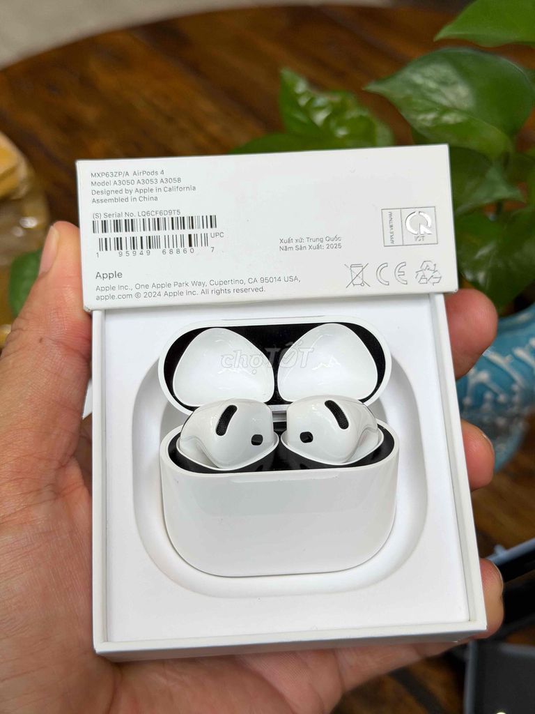 Airpods 4 Оригинал VNA Fullbox Гарантия до 8/2027