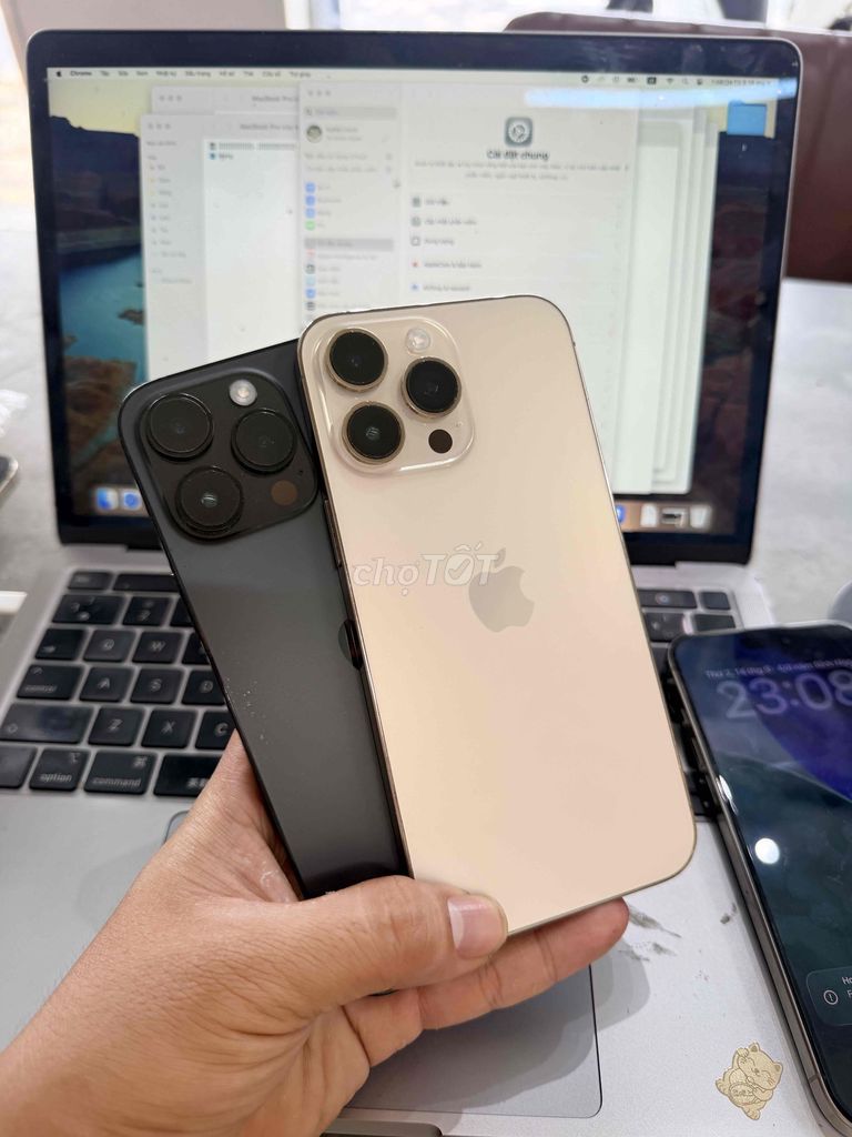 Apple iPhone 14 Pro Max 128GB золотой, чёрный