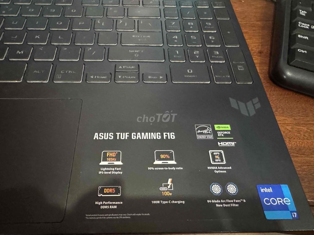 ASUS TUF Gaming F16 i7 16GB/500GB RTX 4050