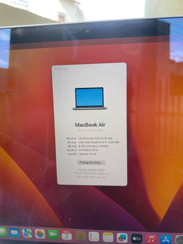 Фото 2: Apple MacBook Air Retina 2018 i5 13.3 inch 8GB