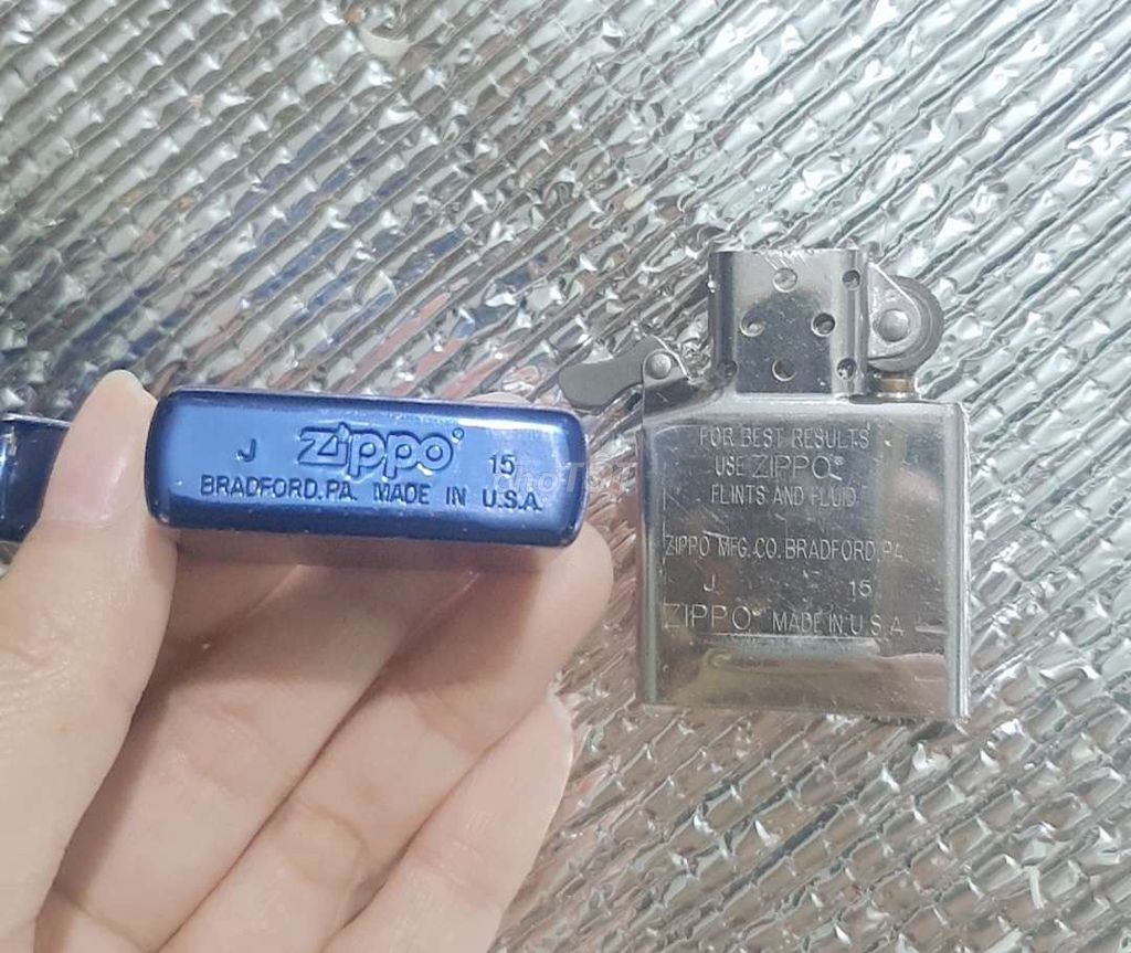 Фото 2: Зажигалка Zippo Металлик Серебро