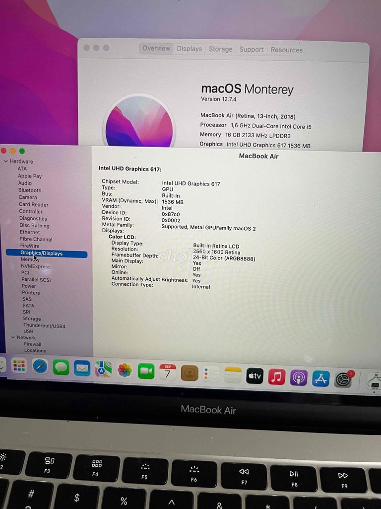 Фото 3: Apple MacBook Air 2018 i5 13 inch 16GB/128GB Серый