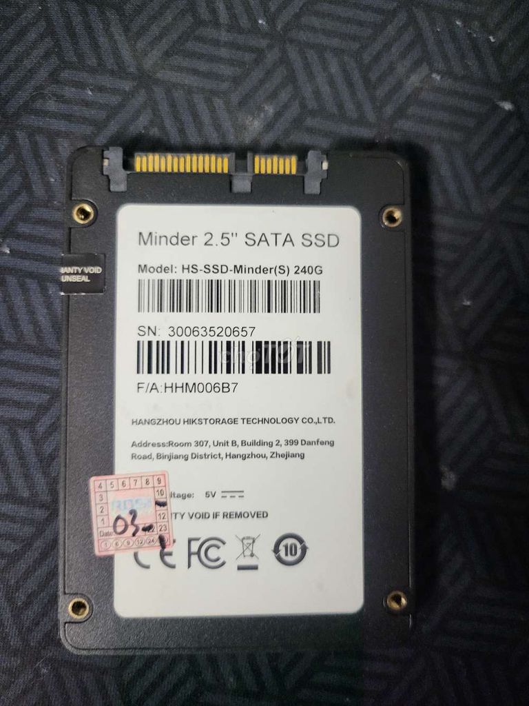 Фото 2: Твердотельный накопитель SSD Hikvision Minder 240GB