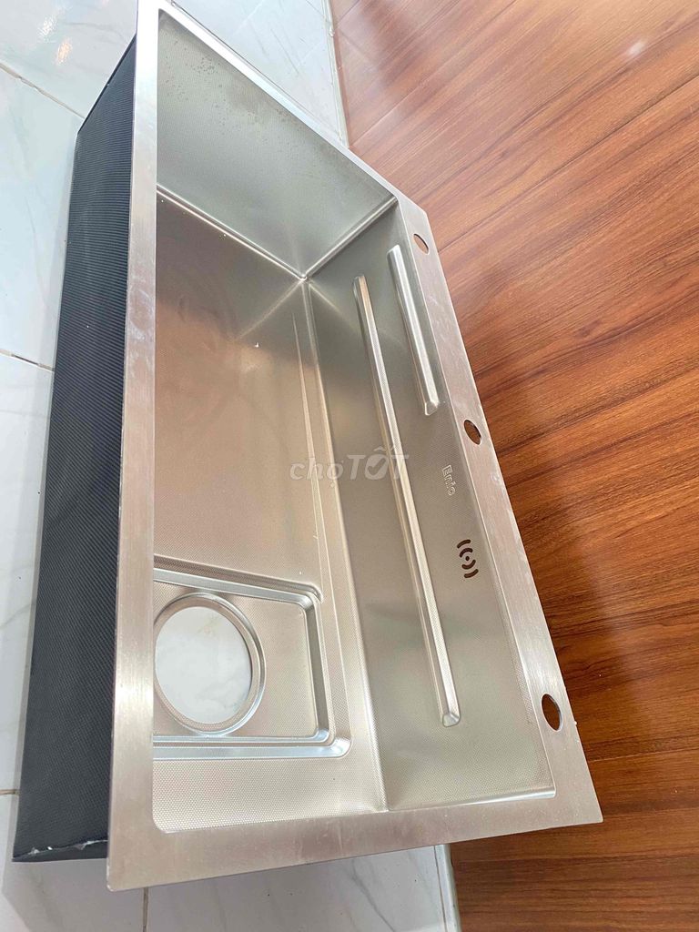 Мойка для посуды Enic Inox 1 большая чаша, серебристая