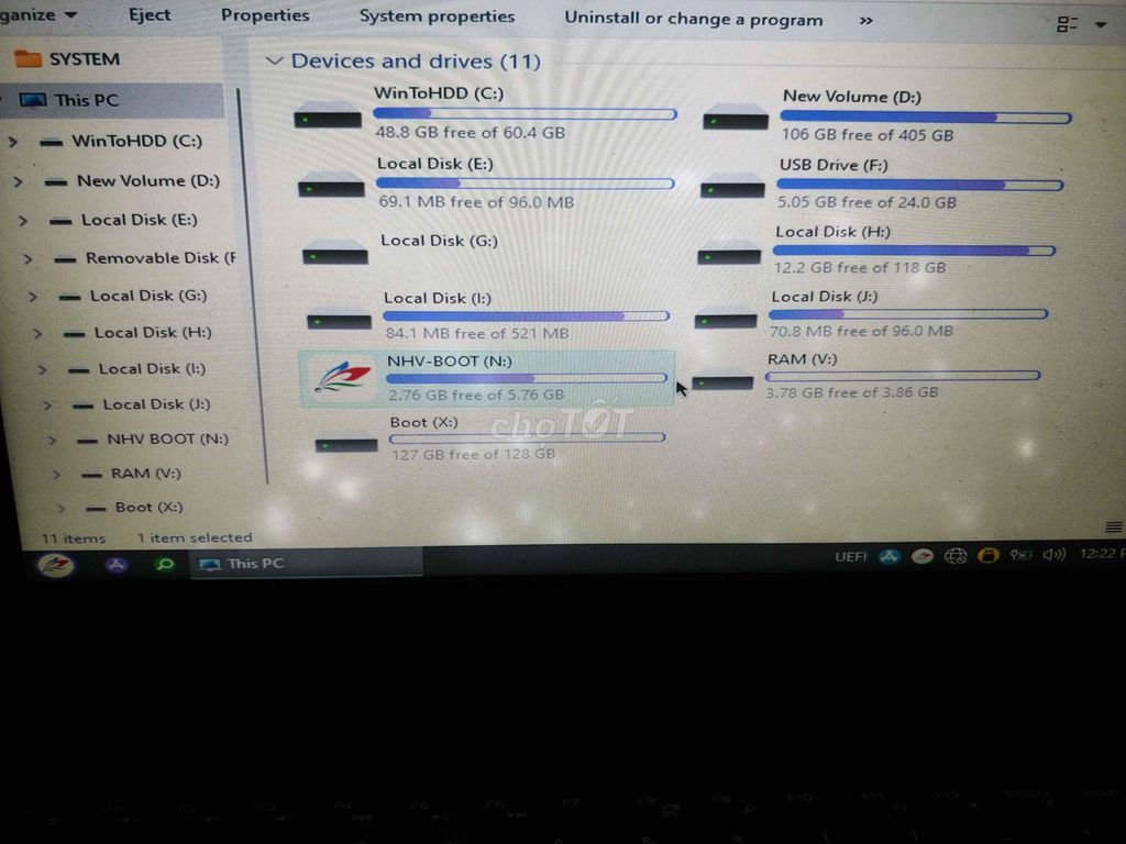 Фото 2: USB установки Windows 10 Toshiba 32GB