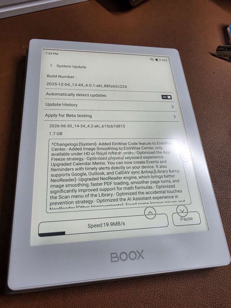 Электронная книга BOOX Savi 6 Белая, как новая