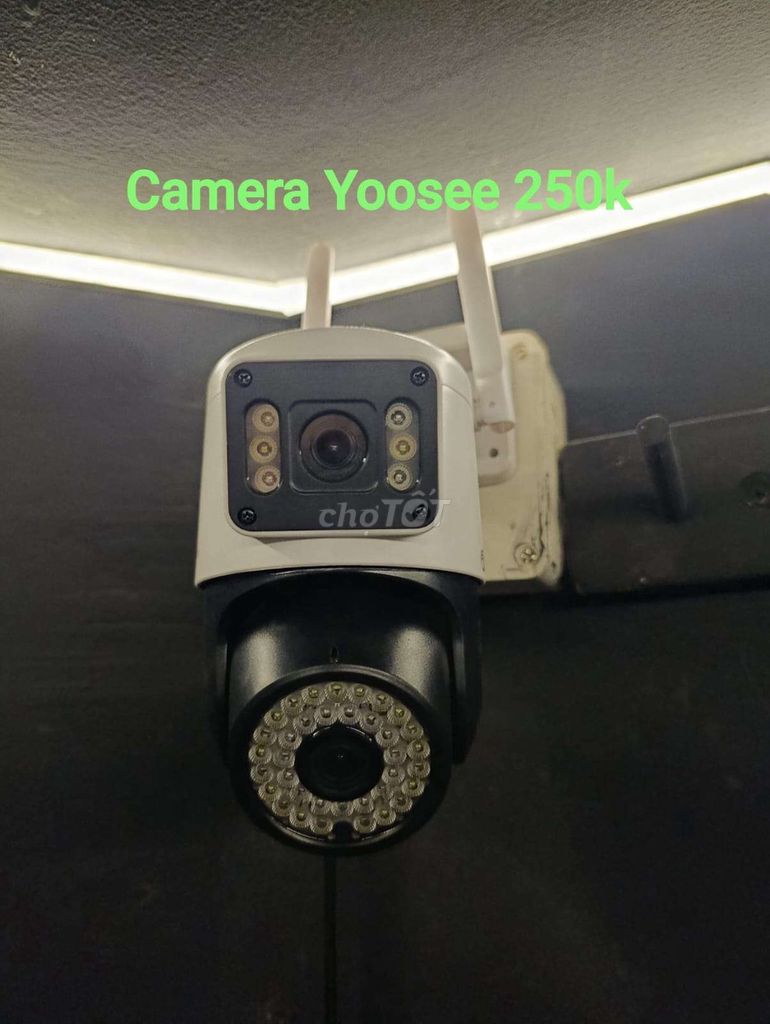 Camera an ninh Yoosee Đàm thoại 2 chiều Trắng Đen