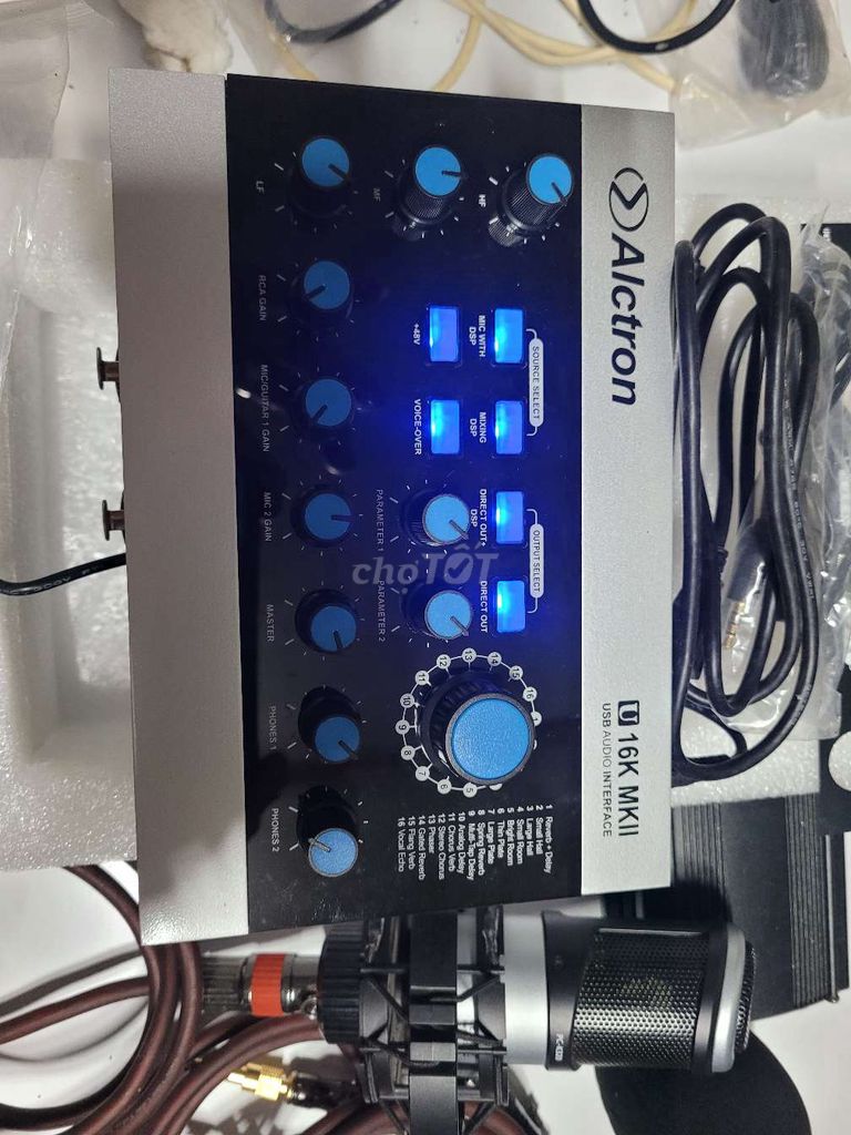 Alctron U16K MKII USB Audio Interface черно-серебристый