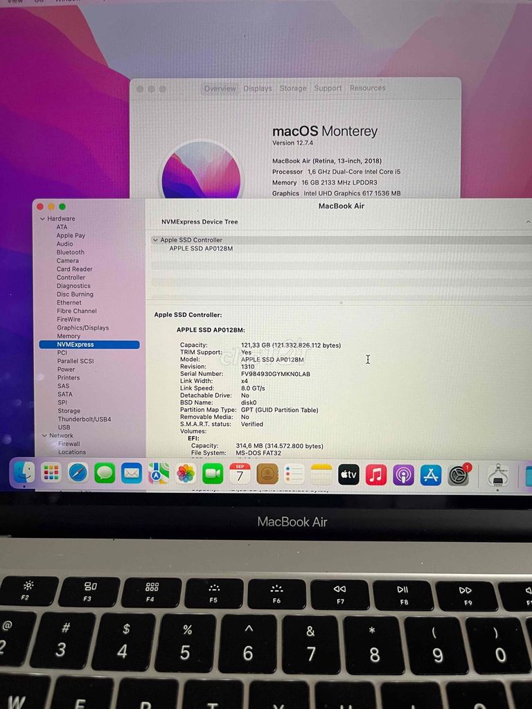 Фото 2: Apple MacBook Air 2018 i5 13 inch 16GB/128GB Серый