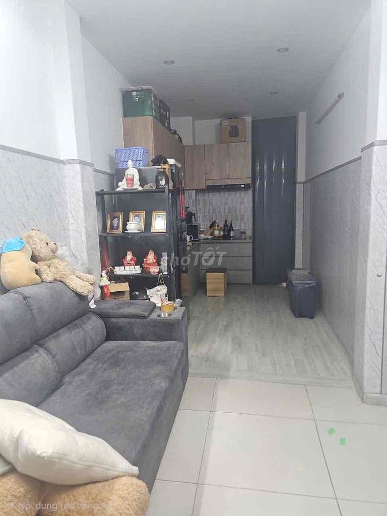 ПРОДАЖА ДОМА 4 ЭТАЖА ЛАК ЛОНГ КУАН, П8 ТАНБИНЬ - РЯДОМ С РЫНКОМ ОНГ ДИА, ЗАДНИЙ ФАСАД РАСШИРЕН